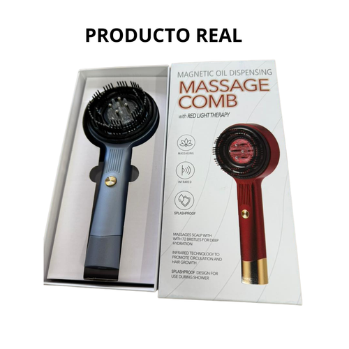 Producto real dentro de su caja, junto al empaque original